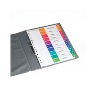 Divisori indice Avery Professional A4 Ready 1-12 schede colorate Modo facile e v