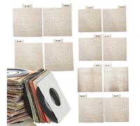 Divisori 'indice di Binder, separatore record di lettere alfabeti di stoccaggio in legno | Allineamento verticale e orizzontale a faccia singola, 12 pezzi LP Dividers per libreria