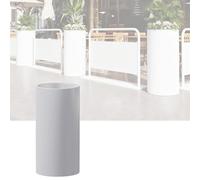 Divisori per area da pranzo per esterni, fioriera rettangolare per interni, pannello decorativo per patio, portico e giardino, recinto basso bianco (30 x 80 cm)