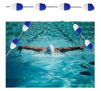 Divisori per corsia di sicurezza per piscine, in nylon resistente | Divisori galleggianti per piscine - Marcatori di sicurezza durevoli per un'efficace protezione delle vie d'acqua e una
