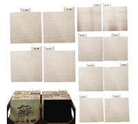 Divisori per dischi | Organizer in legno per riporre lettere dell'alfabeto, divisori alfabetici, separatori alfabetici, dischi di allineamento verticale, separatori di record di allineamento