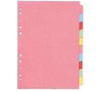 Divisori Per File A4 10 Parti Manilla Multicolore Cartone Indice X 5