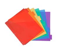 Divisori per raccoglitori, raccoglitori colorati ad anelli inseribili con linguetta grande, organizer per indici spessi, tasche a sezione divisoria, per scuola, aula e sul posto di lavoro