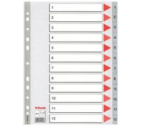 Divisori per rubrica Esselte A4 PPL nume 100106