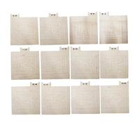 Divisori per scaffali da biblioteca, set di 12 fogli di legno, pannelli divisori per album con alfabeto, orientamento su un lato singolo, per l'ordinamento dei dischi LP, elegante organizer per