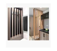 Divisori per stanze con Colonna di separazione con Base Regolabile，divisorio for stanza dal pavimento al soffitto, schermi for la privacy moderni con doghe in metallo(4 root,125cm/49.2in/4.10ft)