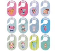 Divisori per Taglie Vestiti in Plastica 12 Pezzi per Armadio Stili multipli