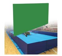 Divisori pieghevoli per la privacy del ping pong, 4 pezzi, divisori temporanei per scuole e stadi, 140 x 75 cm, disponibili in 6 colori (verde)