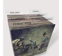 Divisori Record - DIY Vinile Acrilico Divisori Record - Divisori Record A-Z Genere ERA BPM e Scrivibile per 12 pollici Vinile Record- Orizzontale & Verticale - Set di 10 PZ