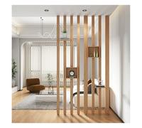 Divisori regolabili in legno a doghe - Separatori da pavimento a soffitto e pareti divisorie a 7 radici, 230 cm, soluzione versatile per la separazione dello spazio
