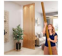 Divisorio a doghe ，Griglia A Colonna Dal Pavimento Al Soffitto，per Ufficio Scale Loft Sala da tè Decorazione，dal pavimento al soffitto pannello da parete(9root,230cm/90.5in/7.54ft)