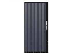 Divisorio a fisarmonica per porta pieghevole con serratura e chiave, interno in alluminio per bagno, camera da letto, corridoio, dimensioni regolabili da 61 a 152 cm