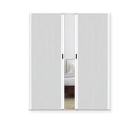 Divisorio a scomparsa da 80 pollici bianco personalizzabile con telaio in alluminio scorrevole porta divisoria con serratura e maniglia 60 "Wide Interior Multi Fold Door per la separazione dello