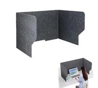 Divisorio acustico da scrivania, pannello divisorio per la privacy, 60/80/100 cm, partizione pieghevole per spazio di lavoro, riduzione del rumore e fonoassorbente, schermo per la privacy visiva