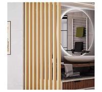 Divisorio autoportante in Listelli di Legno - Parete divisoria Moderna a Tutta Altezza per casa e Ufficio - Installazione Semplice Senza forature, 155 cm (5,08 Piedi) - Soluzione Versatile p