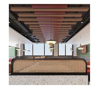 Divisorio basso del recinto del controsoffitto, griglia decorativa delle divisioni per le zone da pranzo del ristorante e gli spazi per uffici
