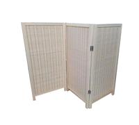 Divisorio Corto, Divisorio Espositivo Pieghevole In Tessitura Di Bambù, Divisorio For Schermo D'ingresso Alto 100 Cm, Pannello 3/4/5/6, For Ufficio Studio, Soggiorno, Appartamento, Dormitorio(100X40CM