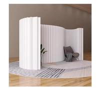 Divisorio creativo moderno - Divisorio portatile e regolabile 2 - 5 m pieghevole per la separazione di uffici e negozi (bianco 200 x 160 x 28 cm)