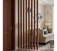 Divisorio Da Parete In Legno For Separare Gli Ambienti Dal Soffitto Al Pavimento, Colonna For Schermo Divisorio Con Piedino Regolabile(6 Root,160cm/62.9in/5.24ft)