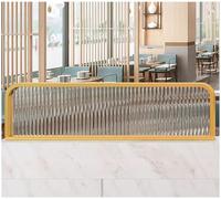 Divisorio da scrivania color oro rosa, 0,8 m x 60 cm, divisorio per la privacy, per ufficio, sala da pranzo, biblioteca e classe. Elegante schermo nero per una maggiore privacy e fascino estetico