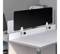 Divisorio da scrivania in acrilico, schermo protettivo autoportante per ufficio, reception e checkout, pareti trasparenti per la privacy per spazi di lavoro, protezione di sicurezza migliorata