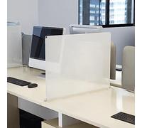 Divisorio da scrivania In Plastica Divisori Per Scrivania Per L'aula, Ufficio Leggero Pannelli Divisori Per La Privacy Divisorio Per Postazioni Di Lavoro, Facile Da Installare ( Size : 70x50cm/27.6x19
