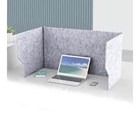Divisorio da scrivania per la Privacy, Ideale per uffici e Studenti. Il Design Pieghevole e Portatile Riduce efficacemente Il Rumore e Il Disturbo visivo. Include 4 staffe di Montaggio, Perf