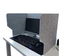 Divisorio da scrivania portatile, divisorio acustico per postazioni di lavoro, migliora la privacy visiva e riduce il rumore, elegante schermo da ufficio per migliorare l'estetica dello spazio di