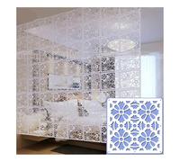 Divisorio decorativo per la casa, da appendere alla parete, separatori per la privacy, per verande, casa e hotel, decorazione per soggiorno e camera da letto (29 x 29 cm, set da 20)