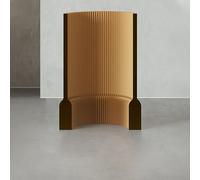 Divisorio di carta portatile regolabile pieghevole divisorio che Loo come una parete divisorio per camera separat per casa dormitorio ufficio marrone 120 cm 7-8 m