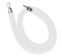 Divisorio di corda, barriera for il controllo della folla, spessa for coda VIP, for hotel, feste, ospedali, banche (rosso, 1 m/39 pollici/3,3 piedi)(White,0.6M/24Inch/2Ft)