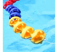 Divisorio Di Sicurezza Per Piscina Galleggiante, Divisorio Per Piscina Galleggiante Da 3,3 Piedi A 60 Piedi, Utilizzato Per Dividere Le Corsie Di Gara Per Il Nuoto Poco Profondo(Nylon,1m/3.3ft)