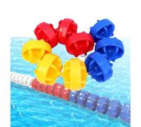 Divisorio Di Sicurezza Per Piscina Galleggiante, Divisorio Per Piscina Galleggiante Da 3,3 Piedi A 60 Piedi, Utilizzato Per Dividere Le Corsie Di Gara Per Il Nuoto Poco Profondo(Nylon,1m/3.3ft)