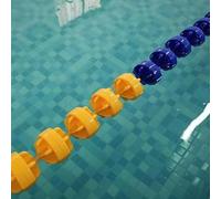 Divisorio Di Sicurezza Per Piscina Galleggiante, Divisorio Per Piscina Galleggiante Da 3,3 Piedi A 60 Piedi, Utilizzato Per Dividere Le Corsie Di Gara Per Il Nuoto Poco Profondo(Steel wire,1m/3.3ft)