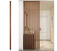 Divisorio divisorio da parete da pavimento a soffitto, colonna decorativa moderna per ingresso, ristorante, ufficio, listelli in legno, divisorio per schermo, soggiorno, semplice