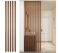 Divisorio divisorio da parete da pavimento a soffitto, colonna decorativa moderna per ingresso, ristorante, ufficio, listelli in legno, divisorio per schermo, soggiorno, semplice