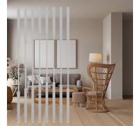 Divisorio divisorio extra alto, griglia a colonna per casa, ufficio, atrio e separazione degli spazi, soluzione elegante e funzionale per la privacy