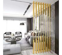 Divisorio divisorio in metallo autoportante Soluzione versatile per la privacy per casa, ufficio e ristorante, decorazione per interni, separazione degli spazi e design elegante