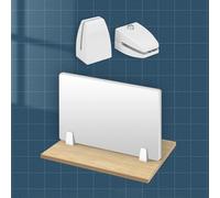 Divisorio divisorio in PVC per ridurre le distrazioni visive in test, ideale per un'efficace separazione della scrivania e miglioramento della messa a fuoco