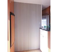 Divisorio flessibile per ambienti remis remiform i 1500 x 1900 mm bianco