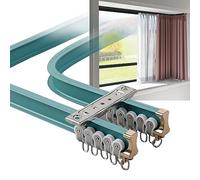 Divisorio flessibile per montaggio a soffitto pieghevole a doppia guida Facile da installare ty Soluzione salvaspazio per la privacy e design resistente alla deformazione