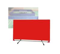 Divisorio For Campo Da Pickleball For Ping Pong, Recinzione For,for Un Ritiro Più Rapido E Semplice(Red,140x75cm/4pieces)