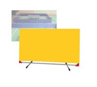 Divisorio For Campo Da Pickleball For Ping Pong, Recinzione For,for Un Ritiro Più Rapido E Semplice(Yellow,140x75cm/6pieces)