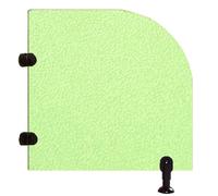 Divisorio For La Privacy Dell'orinatoio Montato A Pavimento, Divisorio Impermeabile For WC(Grass Green,90 * 40cm/35.4 * 15.7in)