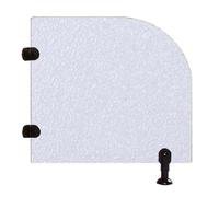 Divisorio For La Privacy Dell'orinatoio Montato A Pavimento, Divisorio Impermeabile For WC(Light Gray,90 * 40cm/35.4 * 15.7in)