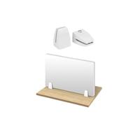 Divisorio for scrivania Home,Pannello separatore da scrivania,Design con angoli arrotondati,per ridurre il rumore e le distrazioni visive(90cmX30cm)