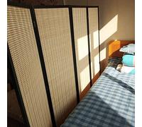 Divisorio giapponese pieghevole a 4 pannelli con base di supporto in legno, perfetto per casa, ufficio e decorazione di eventi, migliora privacy e stile