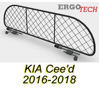 Divisorio Griglia Rete Divisoria per KIA Cee'd 5p 2016-2018, per cani e bagagli