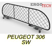 Divisorio Griglia Rete Divisoria per PEUGEOT 306 SW, trasporto cani e bagagli