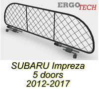 Divisorio Griglia Rete Divisoria SUBARU Impreza 5p 2012-2017, per cani e bagagli